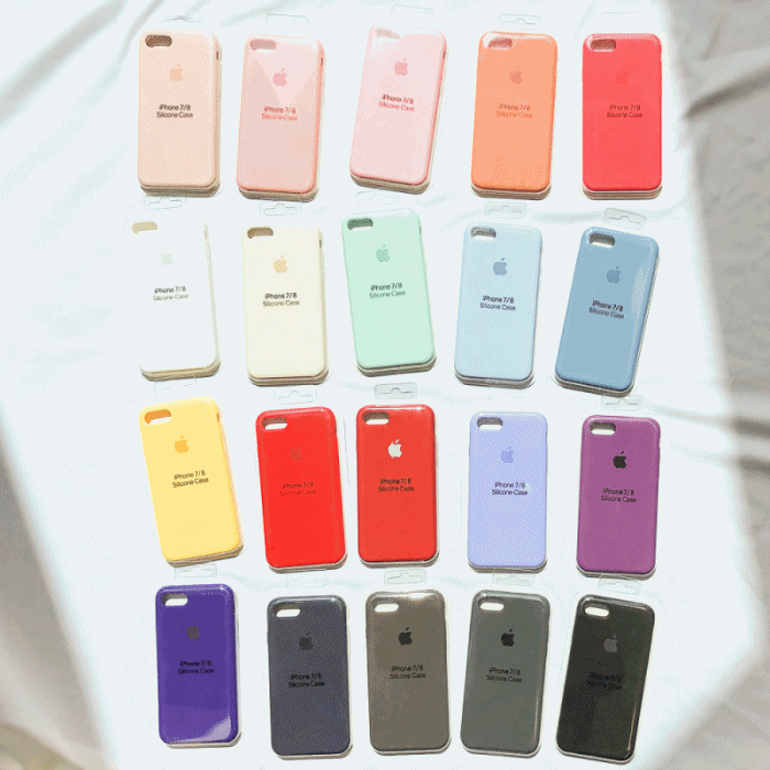 4월특가♥아이폰 파스텔 실리콘 케이스 20colors